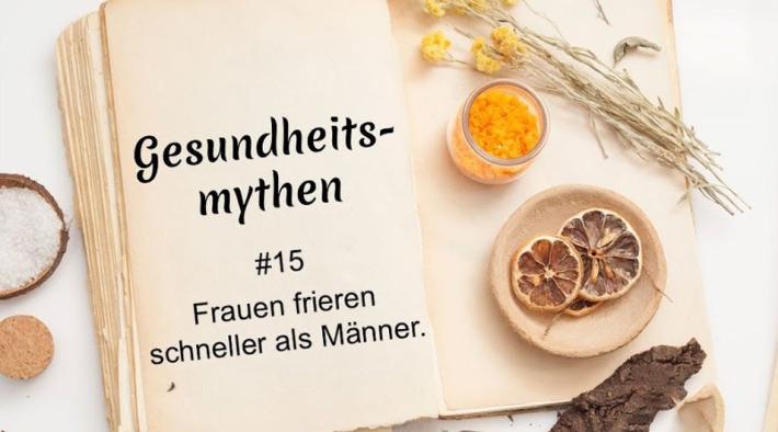 Frauen frieren schneller als Männer